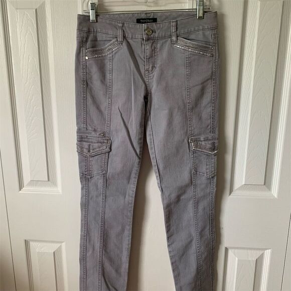 White House Black Market Denim - White House Black Market‎ Women's Cargo Jeans Gray Size 10